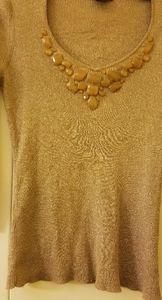 Beautiful stretch gold blouse.